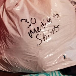 Bags of clothes